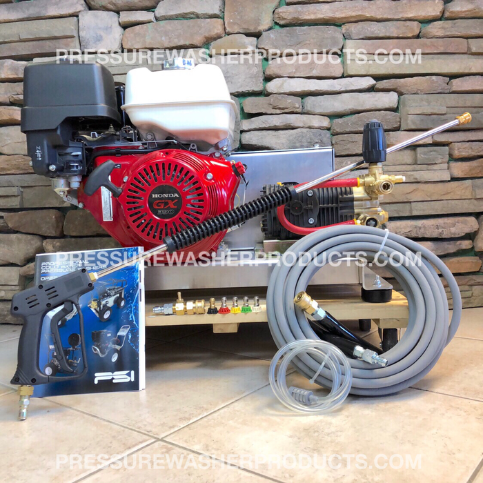 5.5 GPM 3000 PSI SKID MOUNTED COLD BANDIT PRESSURE WASHER